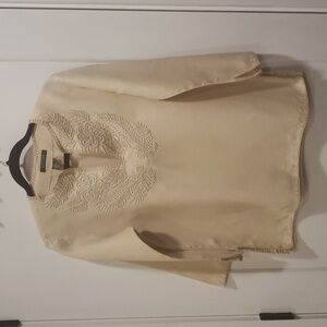 Lauren Ralph Lauren Linen Beige top size Medium